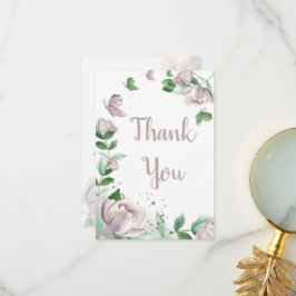 紫花結婚蝶 サンキューカード