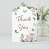 紫花結婚蝶 サンキューカード (スタンド正面)