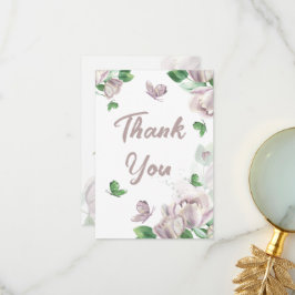 紫花結婚蝶 サンキューカード