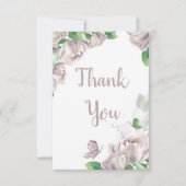 紫花結婚蝶 サンキューカード (正面)