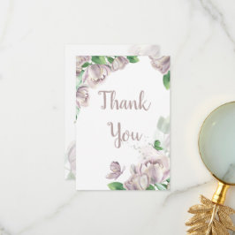 紫花結婚蝶 サンキューカード