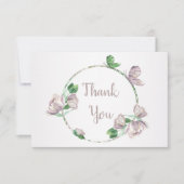 紫花結婚蝶 サンキューカード (正面)