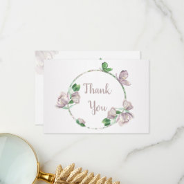 紫花結婚蝶 サンキューカード