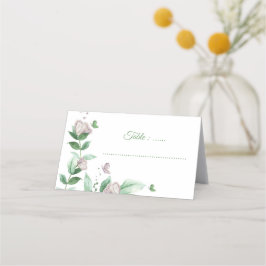 紫花結婚蝶 プレイスカード