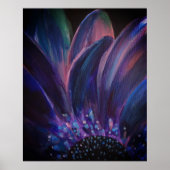 紫花絵画のポスター ポスター (正面)