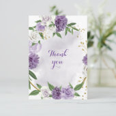 紫花緑金ゴールドサンキューカード サンキューカード (スタンド正面)