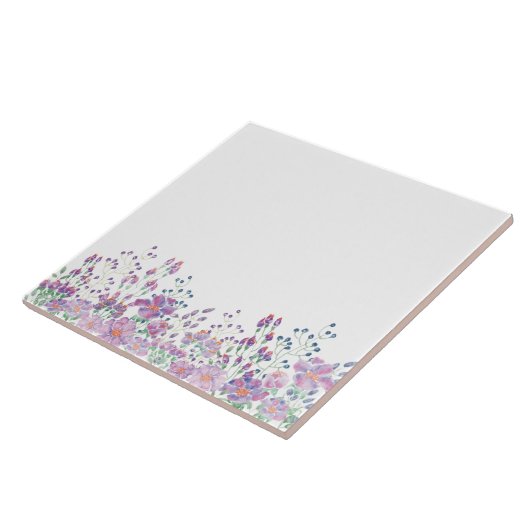 紫花縁ど底 タイル (側面)