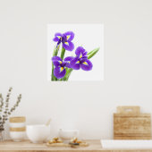 紫花花 ポスター (キッチン)