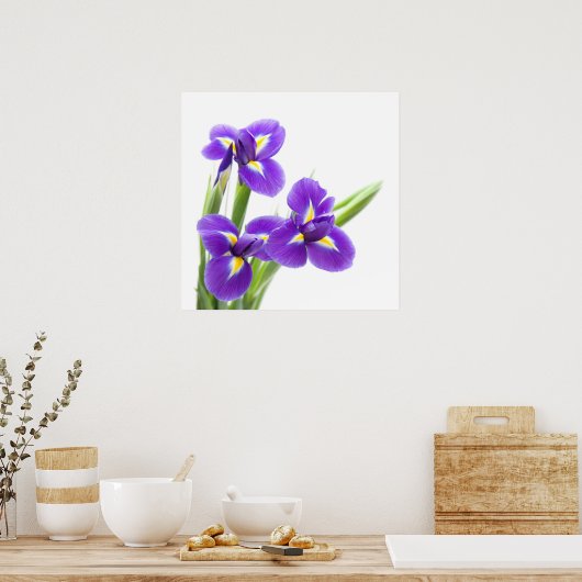 紫花花 ポスター (キッチン)