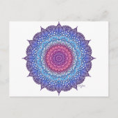 紫花葉曼荼羅 ポストカード (正面)