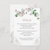 紫花葉根結婚蝶 エンクロージャーカード (正面/裏面)