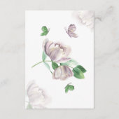 紫花葉根結婚蝶 エンクロージャーカード (裏面)