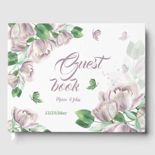 紫花葉生蝶 ゲストブック (正面)