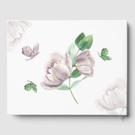 紫花葉生蝶 ゲストブック (裏面)