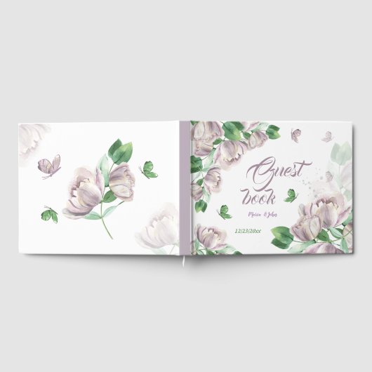 紫花葉生蝶 ゲストブック (全面)