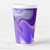 紫花虹の夢 カフェラテマグ (正面)