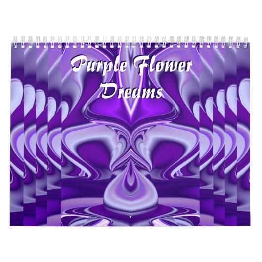 紫花虹の夢 カレンダー (カバー)