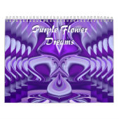 紫花虹の夢 カレンダー (カバー)