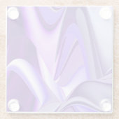 紫花虹の夢 ガラスコースター (裏面)