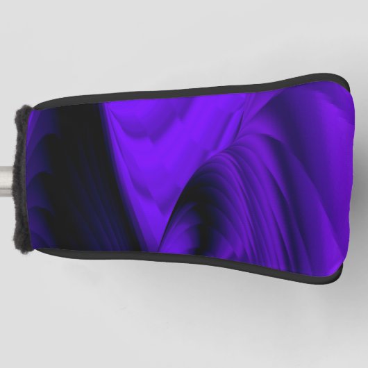 紫花虹の夢 ゴルフヘッドカバー (正面)