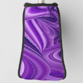 紫花虹の夢 ゴルフヘッドカバー (回転90)