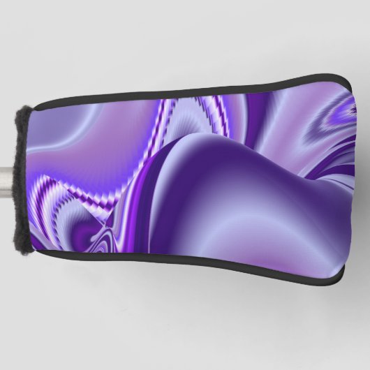 紫花虹の夢 ゴルフヘッドカバー (正面)