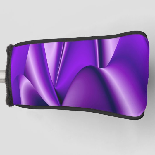 紫花虹の夢 ゴルフヘッドカバー (正面)