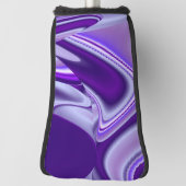 紫花虹の夢 ゴルフヘッドカバー (回転90)