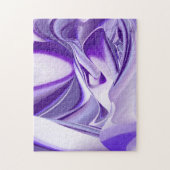 紫花虹の夢 ジグソーパズル (縦)