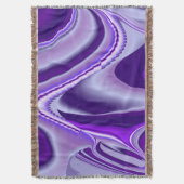 紫花虹の夢 スローブランケット (正面縦)