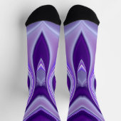 紫花虹の夢 ソックス (上部)