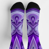 紫花虹の夢 ソックス (上部)