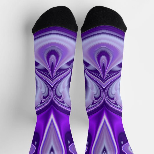 紫花虹の夢 ソックス (上部)
