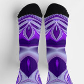 紫花虹の夢 ソックス (上部)