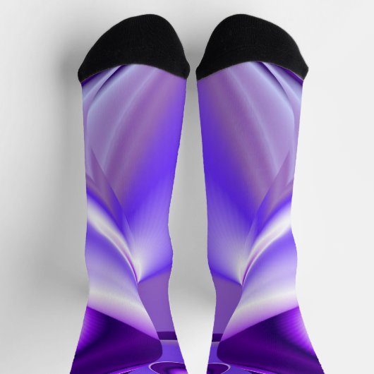 紫花虹の夢 ソックス (上部)