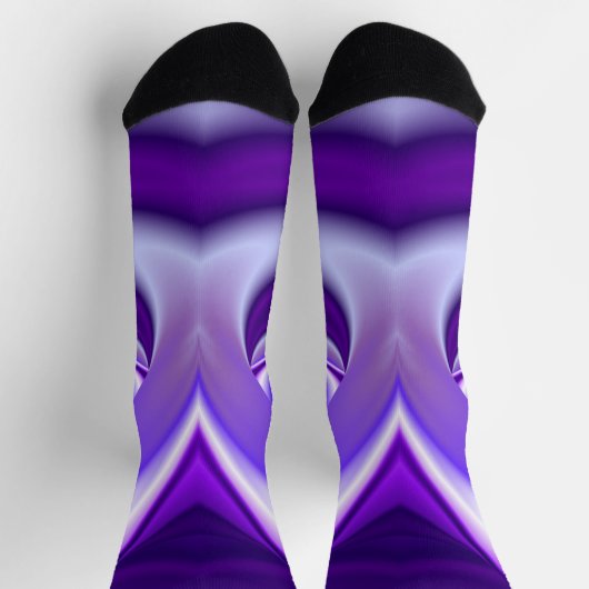 紫花虹の夢 ソックス (上部)