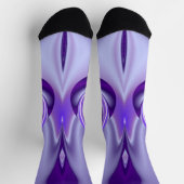 紫花虹の夢 ソックス (上部)