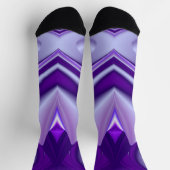紫花虹の夢 ソックス (上部)