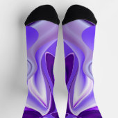 紫花虹の夢 ソックス (上部)