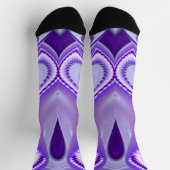 紫花虹の夢 ソックス (上部)