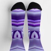 紫花虹の夢 ソックス (上部)
