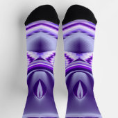紫花虹の夢 ソックス (上部)