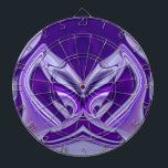 紫花虹の夢 ダーツボード<br><div class="desc">紫色の花の虹の夢、デジタル抽象芸術ファンタジーレインボーアートby Krisi ArtKSZP.ストア内の詳細>>> PurpleDreamsbyKSZP >>>ストアカテゴリ>>おもちゃゲーム</div>