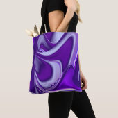 紫花虹の夢 トートバッグ (クローズアップ)