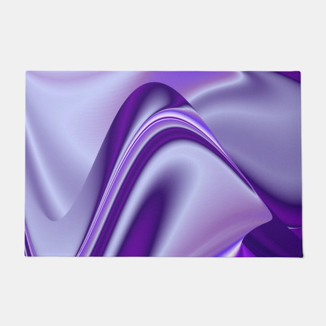 紫花虹の夢 ドアマット (正面)