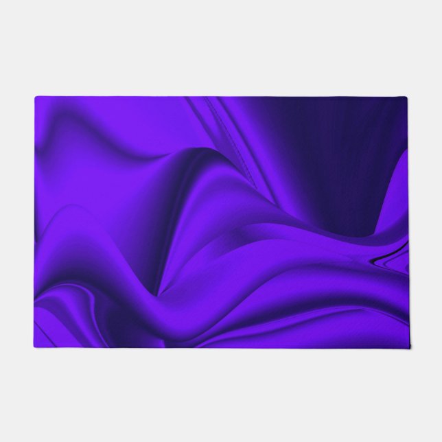 紫花虹の夢 ドアマット (正面)