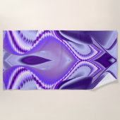 紫花虹の夢 ビーチタオル (正面)