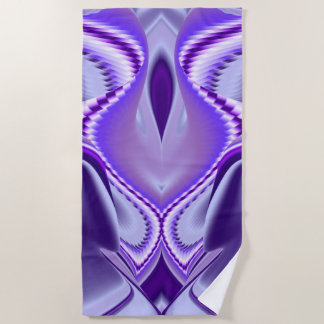 紫花虹の夢 ビーチタオル