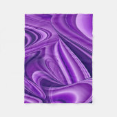 紫花虹の夢 フリースブランケット (正面)