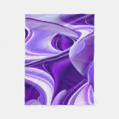 紫花虹の夢 フリースブランケット (正面)